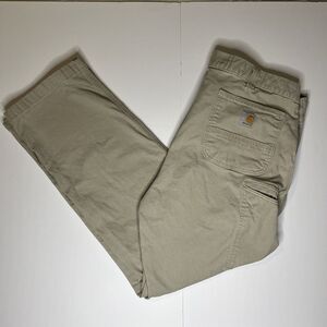 Carhartt Men's Khaki Relaxed Fit Canvas Carpenter Work Pants 40 x 32
